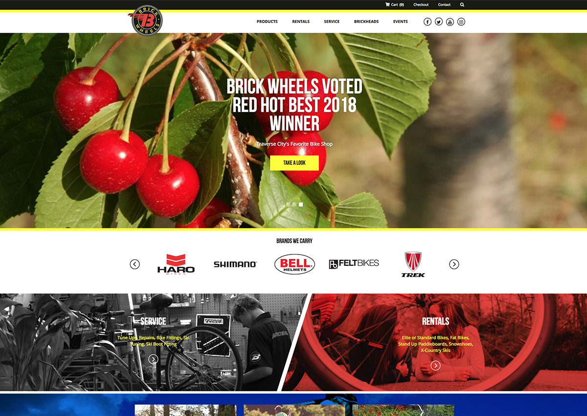 Brick Wheels Website