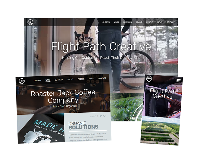 flight path creative new website design