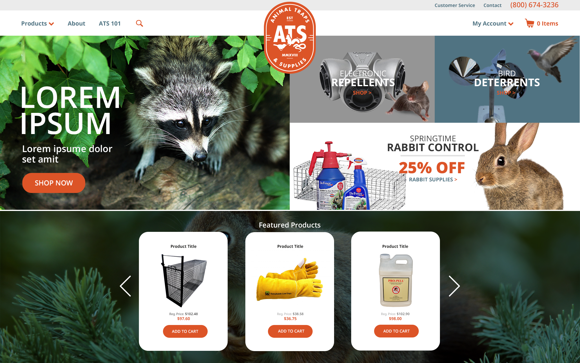 Animal Traps & Supplies E-Commerce