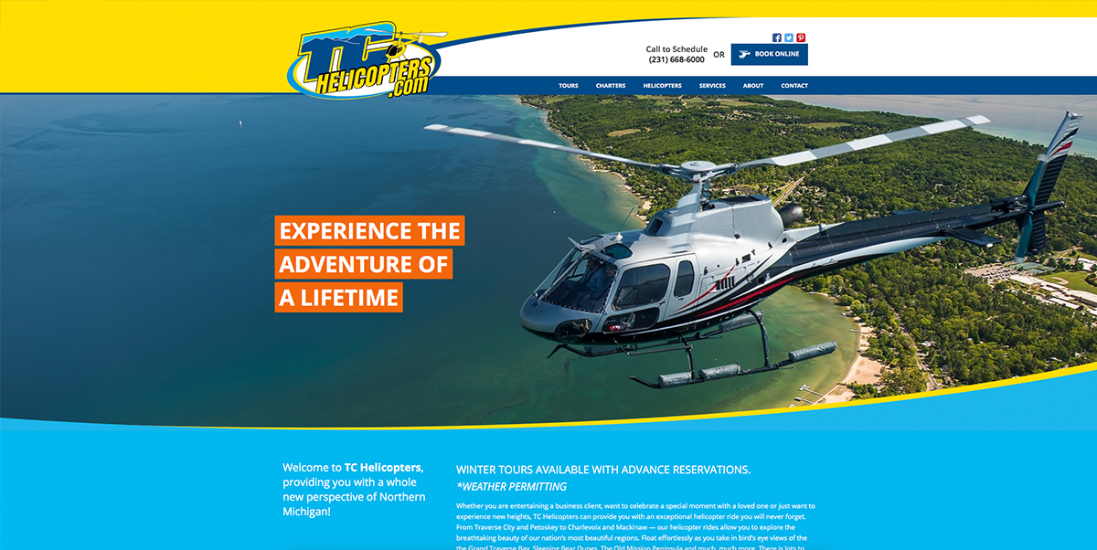 TC Helicopters Website